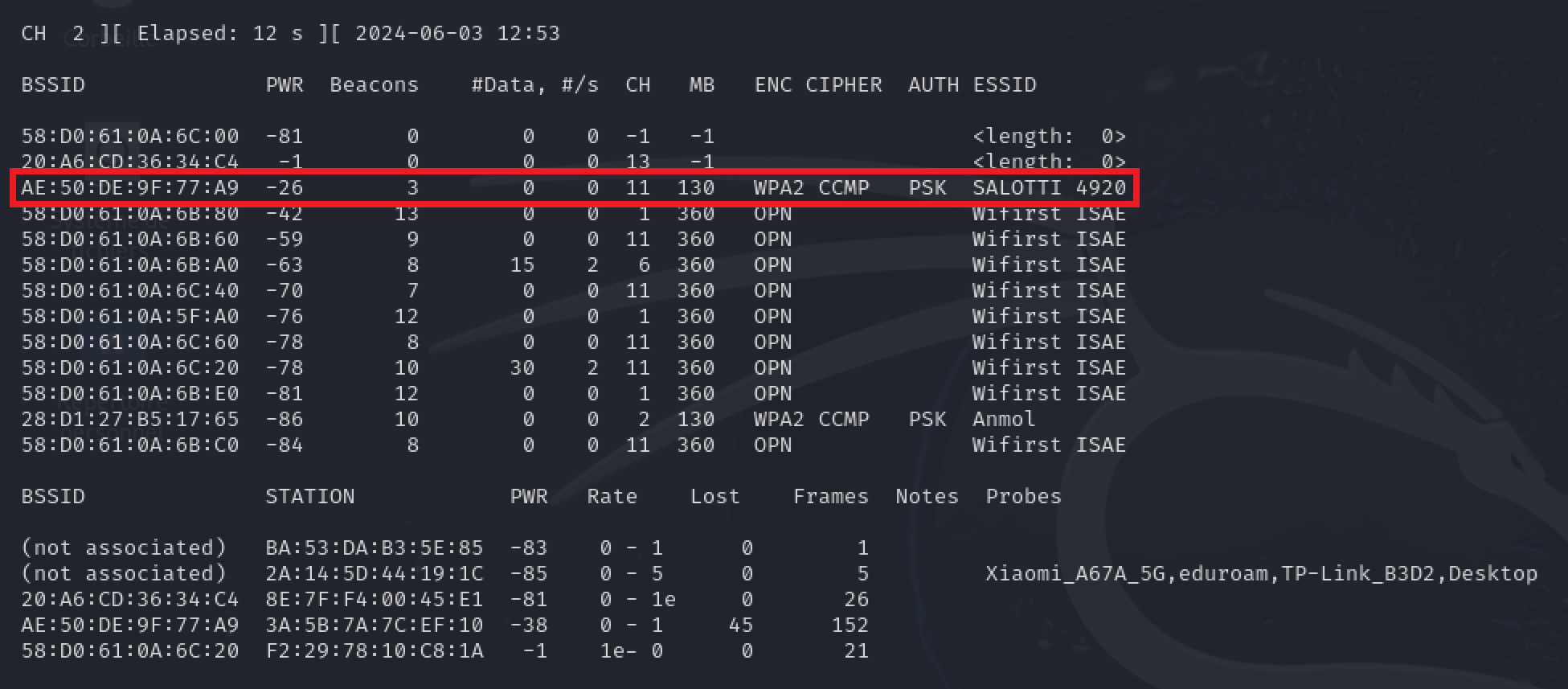 airodump